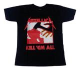 Camiseta Blusa Adulto Banda Metallica Kill 'em All Epi136B BM