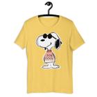 Camiseta Blusa Feminina Snoopy Cool