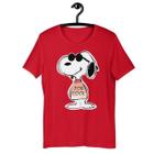 Camiseta Blusa Feminina Snoopy Cool