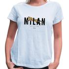 Camiseta blusa Milan feminina babylook manga curta Confortável