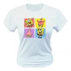 Camiseta - Bob Esponja E Patrick