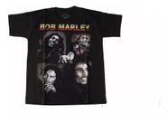 Camiseta Bob Marley Reggae Blusa Adulto Unissex Po003 BM