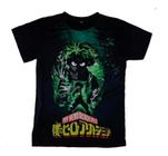 Camiseta Boku No Hero Midoria Blusa Adulto Unissex Anime A309 BM