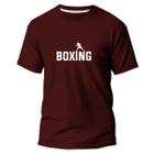 Camiseta Boxing Masculina Algodão Estampada