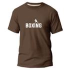 Camiseta Boxing Masculina Algodão Estampada