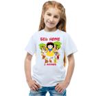 Camiseta Branca de Neve e os Sete Anões Desenho Camisa Personalizada Blusa Infantil e Juvenil Algodão com Poliéster