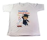 Camiseta Branca Infantil Formatura Escolar do Filho