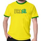 Camiseta brasil verde e amarela copa futebol pronta entrega