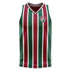 Camiseta Braziline Essence Fluminense Masculino - Vinho e Verde