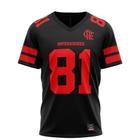 Camiseta Braziline Flamengo Imperadores Kicker - Vermelho/Preto