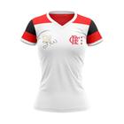 Camiseta Braziline Flamengo Zico Retrô - Feminino