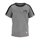 Camiseta Braziline NBA Dawn Brooklyn Nets - Juvenil - Cinza