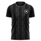Camiseta Braziline Stripes Botafogo Masculino - Preto