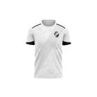 Camiseta Brazilline Vasco Panoramic Infantil - Branco e preto - Braziline