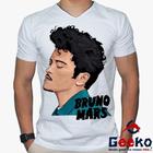 Camiseta Bruno Mars 100% Algodão Pop Geeko