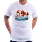 Camiseta Cachorrinho Na Piscina - Foca na Moda