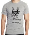 Camiseta Cachorro Nerd frase Einstein Blusa criança infantil juvenil adulto camisa tamanhos