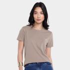 Camiseta Calvin Klein Básica Logo Feminina