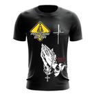 Camiseta Caminhoneiro Proteção Divina - Casal - Oração