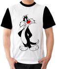 Camiseta camisa Ads frajola gatinho looney Tunes 2