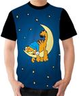 Camiseta Camisa Ads Garfield dormindo soneca pijama 2