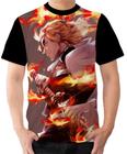 Camiseta camisa Ads Kyojuro Rengoku Kimetsu no yaiba 6