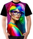 Camiseta Camisa Ads Lgbt Mulher Orgulho Bandeira Arco Iris 2