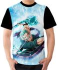 Camiseta Camisa Ads Zoro One Piece Anime Piratas Chapéu de palha 5