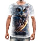 Camiseta Camisa Animais Corujas Misticas Aves Noturnas HD 10