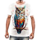 Camiseta Camisa Animais Corujas Misticas Aves Noturnas HD 18