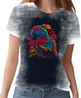 Camiseta Camisa Aves Araras Vermelha Cores Papagaios HD 3