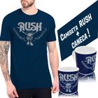 Camiseta camisa Banda Rush Fly By Night + Caneca