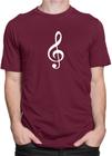 Camiseta Camisa Clave De Sol Nota Músical Instrumentos Music