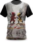 Camiseta Camisa Deadpool X Wolverine 01