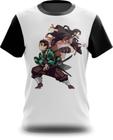 Camiseta Camisa Demon Slayer Tanjiro e Nezuko