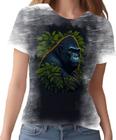 Camiseta Camisa Estampada Primata Gorila Selva Africa HD 1