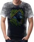 Camiseta Camisa Estampada Primata Gorila Selva Africa HD 2