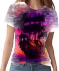 Camiseta Camisa Estampada Steampunk Navio Embarcação HD 1