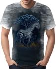 Camiseta Camisa Estampada T-shirt Animais Zebra Listras HD 2