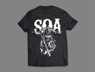 Camiseta / Camisa Feminina Sons Of Anarchy 1 Soa Série