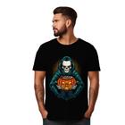 Camiseta Camisa Halloween Dia das Bruxas Terror Travessuras Caveira Abóbora Adulto Infantil