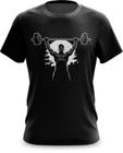 Camiseta Camisa Homem Levantando Peso Academia