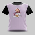 Camiseta Camisa Jesus Tomando Santa Ceia