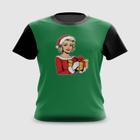 Camiseta Camisa Mamãe Noel com Presentes Natal