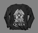 Camiseta / Camisa Manga Longa Feminina Queen Freddie Mercury