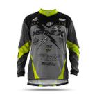 Camiseta Camisa Motocross Trilha Adulto Pro Tork Insane X Alongada Confortável Masculina Feminina