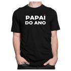 Camiseta Camisa Papai Do Ano Presente Pai Estampa Em Relevo