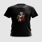 Camiseta Camisa Papai Noel Estrela da Música Natal