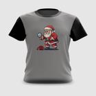 Camiseta Camisa Papai Noel Inspecionando Presentes