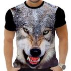 Camiseta Camisa Personalizada Animais Lobos 3_x000D_